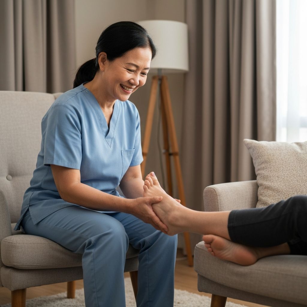 Home visit foot care services